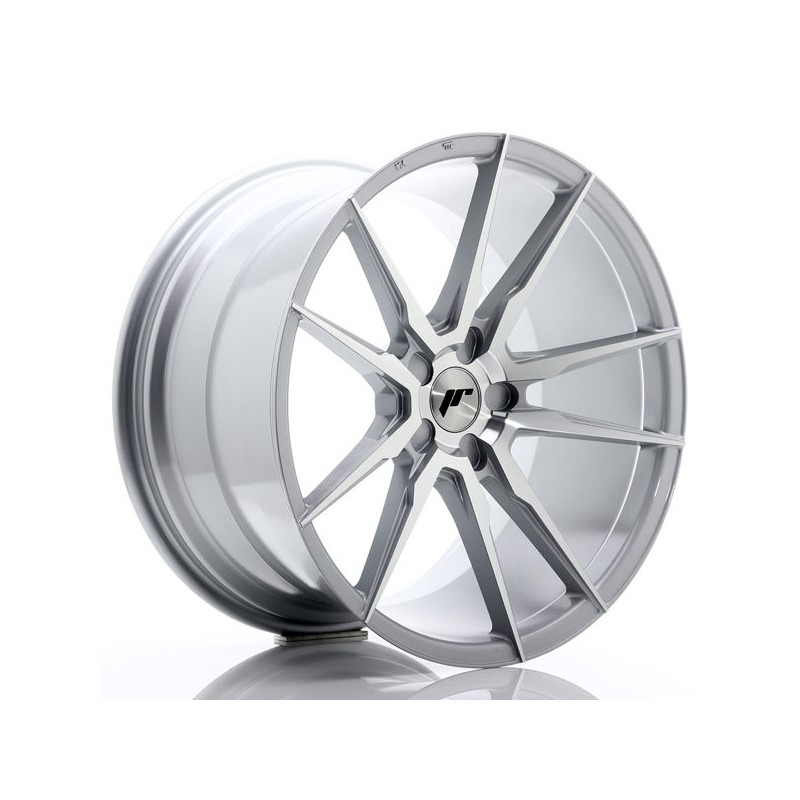 JR Wheels JR21 20x11 ET30-50 5H BLANK Silver Machined Face JR Wheels JR21 20x11 ET30-50 5H BLANK Silver Machined Face