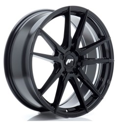 JR Wheels JR21 20x8 ET20-40 5H BLANK Glossy Black