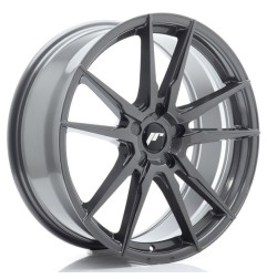 JR Wheels JR21 20x8 ET20-40 5H BLANK Hyper Gray