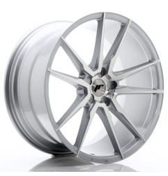 JR Wheels JR21 21x11 ET15-55 5H BLANK Silver Machined Face