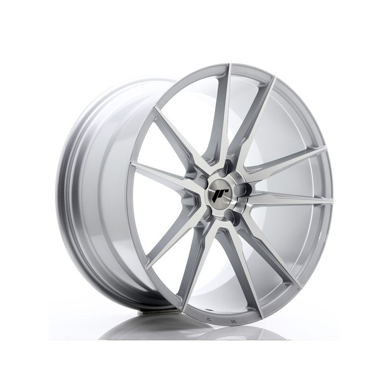 JR Wheels JR21 21x11 ET15-55 5H BLANK Silver Machined Face JR Wheels JR21 21x11 ET15-55 5H BLANK Silver Machined Face