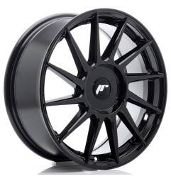 JR Wheels JR22 17x7 ET20-40 BLANK Glossy Black