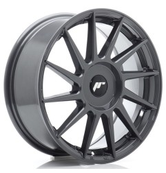 JR Wheels JR22 17x7 ET20-40 BLANK Hyper Gray
