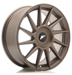 JR Wheels JR22 17x7 ET20-40 BLANK Matt Bronze