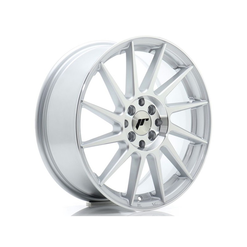 JR Wheels JR22 17x7 ET40 4x100/114 Silver Machined Face JR Wheels JR22 17x7 ET40 4x100/114 Silver Machined Face