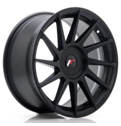 JR Wheels JR22 17x8 ET25-35 BLANK Matt Black