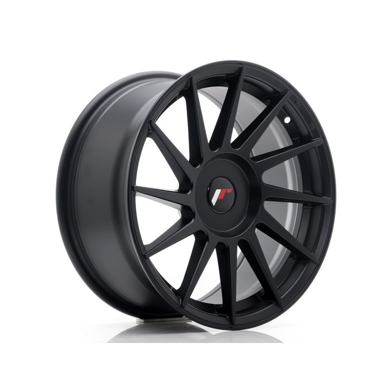 JR Wheels JR22 17x8 ET25-35 BLANK Matt Black