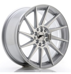 JR Wheels JR22 17x8 ET35 4x100/114 Silver Machined Face