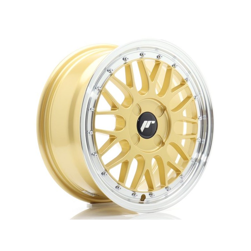 JR Wheels JR23 16x7 ET20-45 4H BLANK Gold w/Machined Lip JR Wheels JR23 16x7 ET20-45 4H BLANK Gold w/Machined Lip