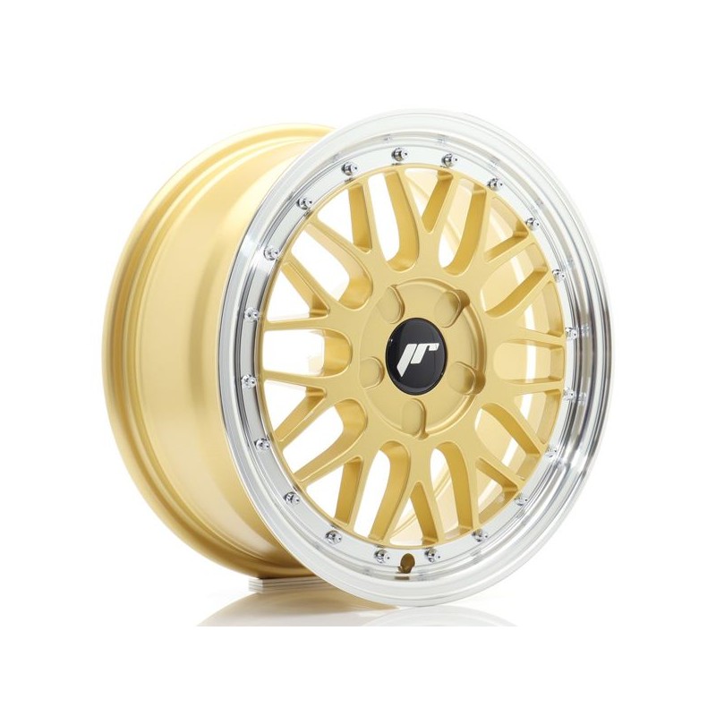 JR Wheels JR23 16x7 ET20-45 5H BLANK Gold w/Machined Lip JR Wheels JR23 16x7 ET20-45 5H BLANK Gold w/Machined Lip