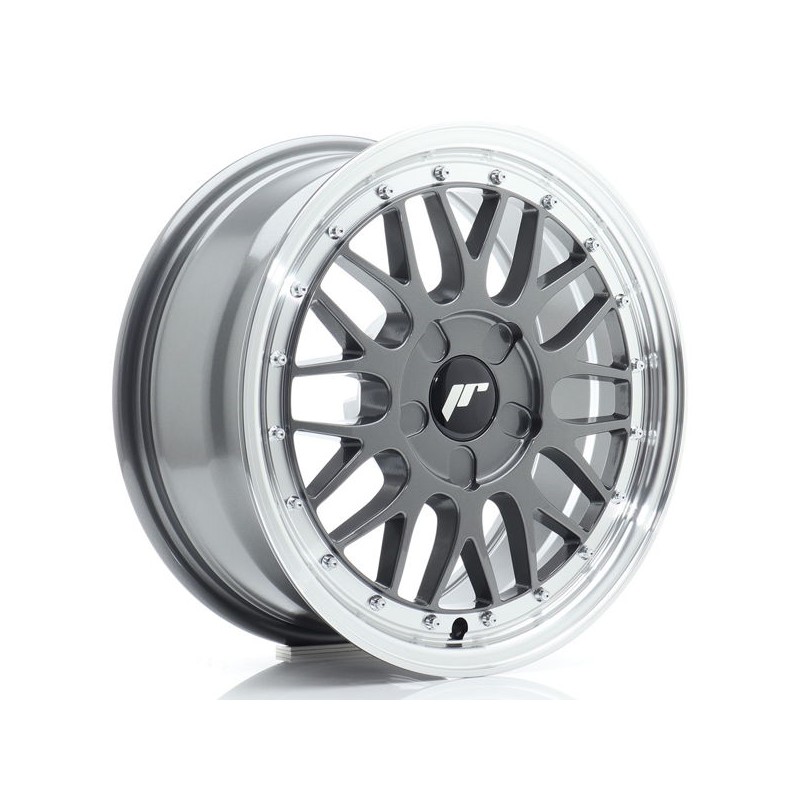 JR Wheels JR23 16x7 ET20-45 5H BLANK Hyper Gray w/Machined Lip JR Wheels JR23 16x7 ET20-45 5H BLANK Hyper Gray w/Machined Lip