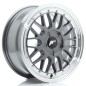 JR Wheels JR23 16x7 ET20-45 5H BLANK Hyper Gray w/Machined Lip JR Wheels JR23 16x7 ET20-45 5H BLANK Hyper Gray w/Machined Lip