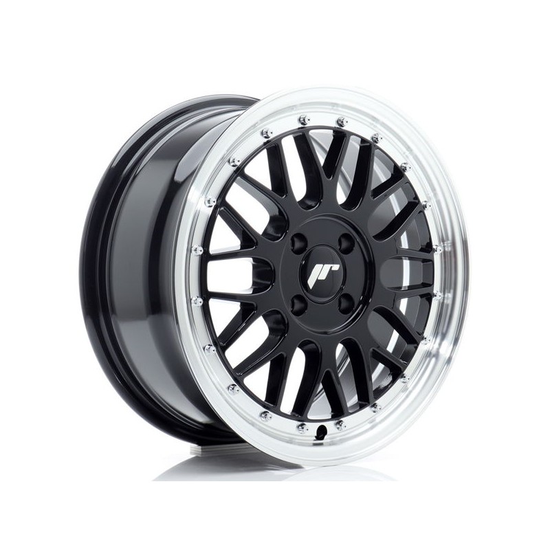 JR Wheels JR23 16x7 ET40 4x100 Gloss Black w/Machined Lip JR Wheels JR23 16x7 ET40 4x100 Gloss Black w/Machined Lip