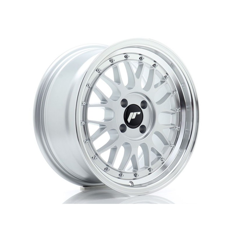 JR Wheels JR23 16x8 ET20 4x100 Hyper Silver w/Machined Lip JR Wheels JR23 16x8 ET20 4x100 Hyper Silver w/Machined Lip