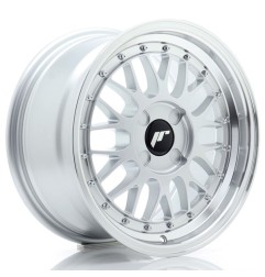 JR Wheels JR23 16x8 ET20-45 4H BLANK Hyper Silver w/Machined Lip