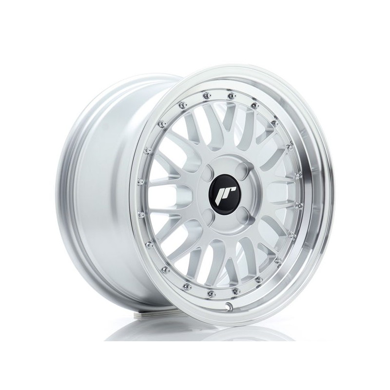 JR Wheels JR23 16x8 ET20-45 4H BLANK Hyper Silver w/Machined Lip JR Wheels JR23 16x8 ET20-45 4H BLANK Hyper Silver w/Machined Lip