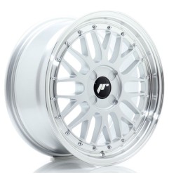 JR Wheels JR23 17x7,5 ET20-40 4H BLANK Hyper Silver w/Machined Lip