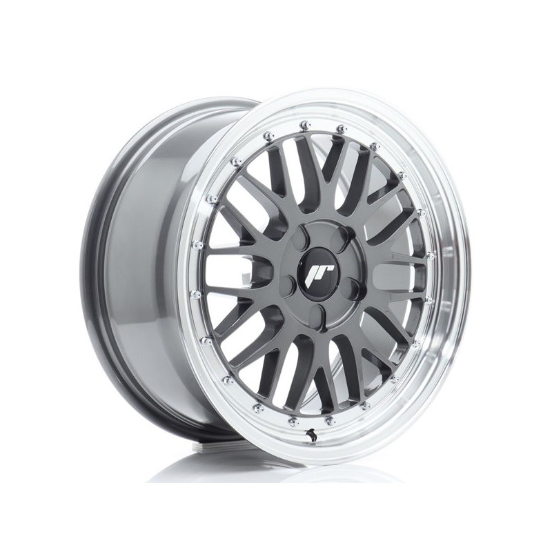 JR Wheels JR23 17x7,5 ET20-40 5H BLANK Hyper Gray w/Machined Lip