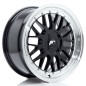 JR Wheels JR23 17x8 ET20-45 4H BLANK Gloss Black w/Machined Lip JR Wheels JR23 17x8 ET20-45 4H BLANK Gloss Black w/Machined Lip