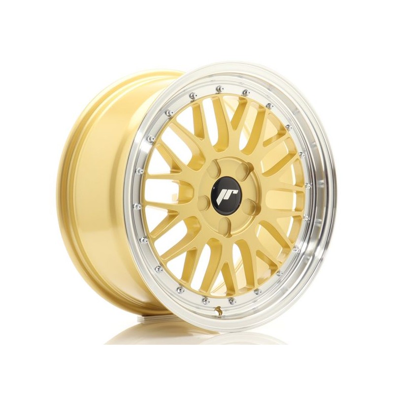 JR Wheels JR23 17x8 ET20-45 5H BLANK Gold w/Machined Lip JR Wheels JR23 17x8 ET20-45 5H BLANK Gold w/Machined Lip