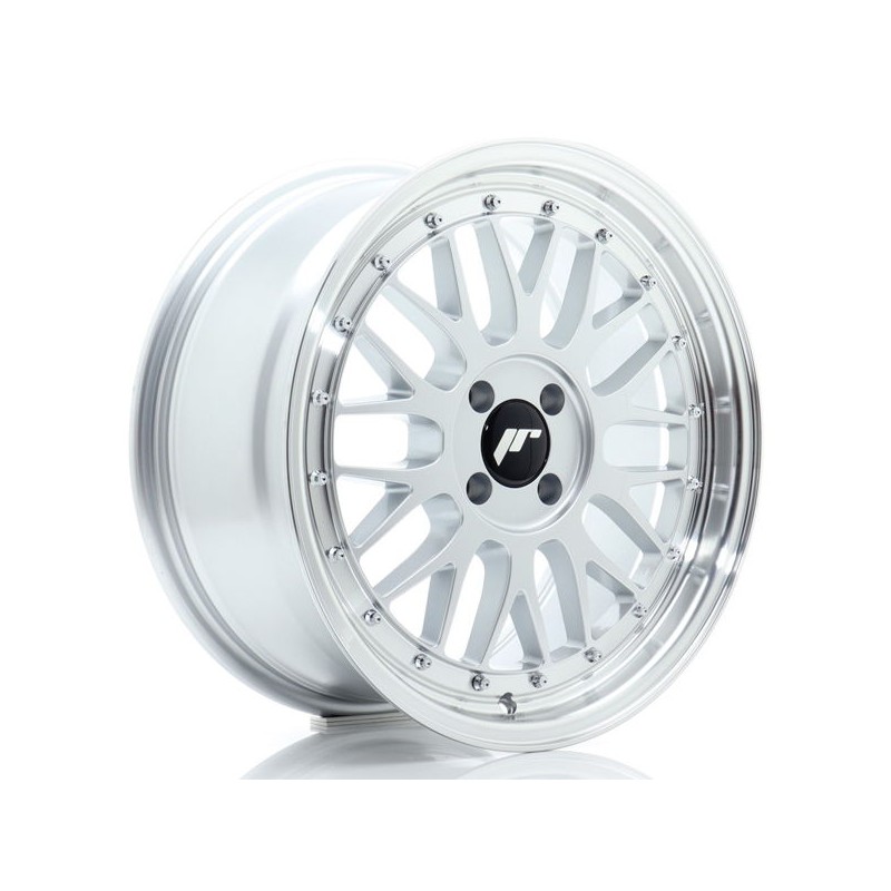 JR Wheels JR23 17x8 ET35 4x100 Hyper Silver w/Machined Lip