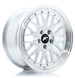 JR Wheels JR23 17x8 ET35 5x100 Hyper Silver w/Machined Lip