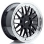 JR Wheels JR23 18x8 ET20-42 4H BLANK Glossy Black w/Machined Lip JR Wheels JR23 18x8 ET20-42 4H BLANK Glossy Black w/Machined Lip