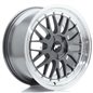 JR Wheels JR23 18x8 ET20-42 5H BLANK Hyper Gray w/Machined Lip