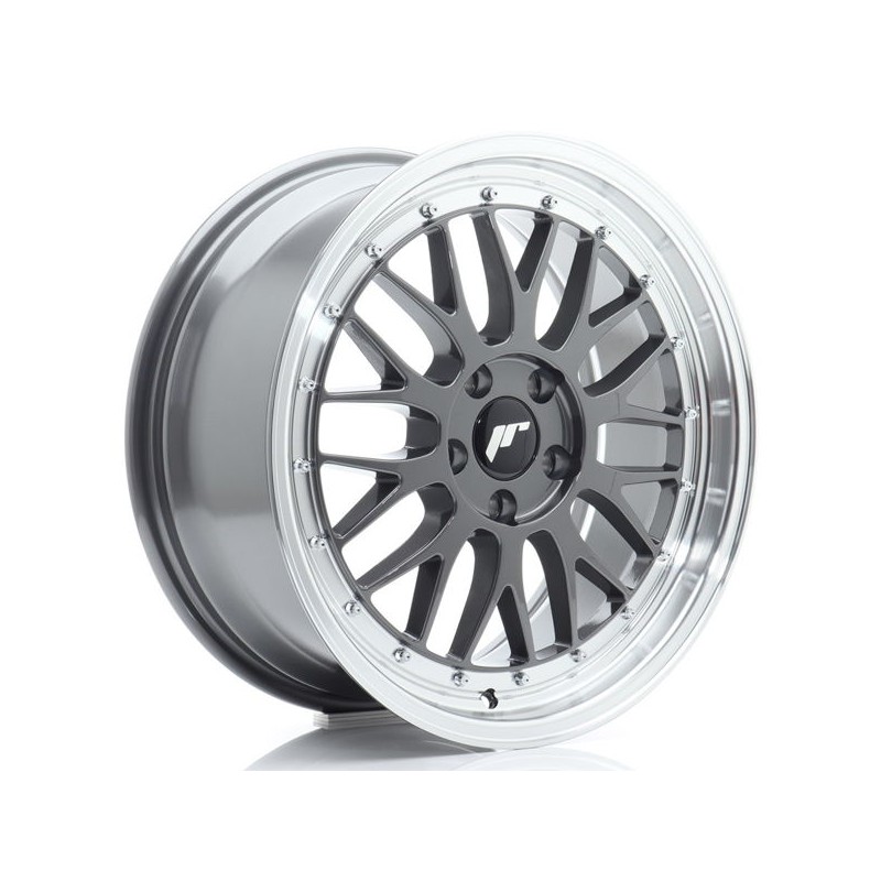 JR Wheels JR23 18x8 ET40 5x112 Hyper Gray w/Machined Lip JR Wheels JR23 18x8 ET40 5x112 Hyper Gray w/Machined Lip