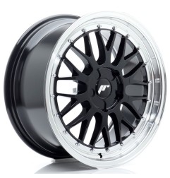 JR Wheels JR23 18x8,5 ET20-48 5H BLANK Gloss Black w/Machined Lip