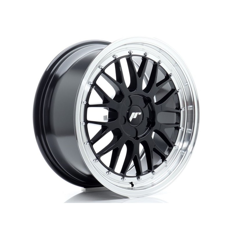 JR Wheels JR23 18x8,5 ET20-48 5H BLANK Gloss Black w/Machined Lip