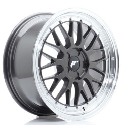 JR Wheels JR23 18x8,5 ET25-48 5H BLANK Hyper Gray w/Machined Lip