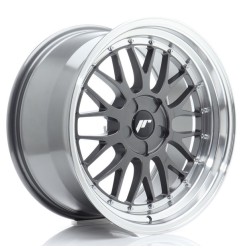 JR Wheels JR23 18x9,5 ET20-48 5H BLANK Hyper Gray w/Machined Lip
