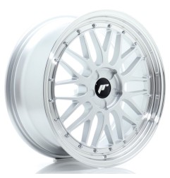 JR Wheels JR23 19x8 ET20-40 5H BLANK Hyper Silver w/Machined Lip