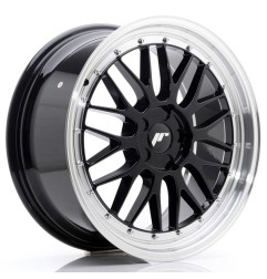 JR Wheels JR23 19x8,5 ET20-50 5H BLANK Gloss Black w/Machined Lip