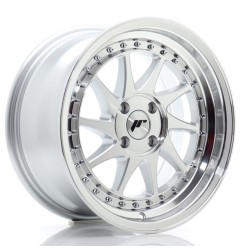 JR Wheels JR26 16x8 ET30 4x100 Silver Machined Face