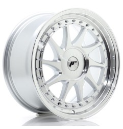 JR Wheels JR26 17x8 ET20-35 BLANK Silver Machined Face