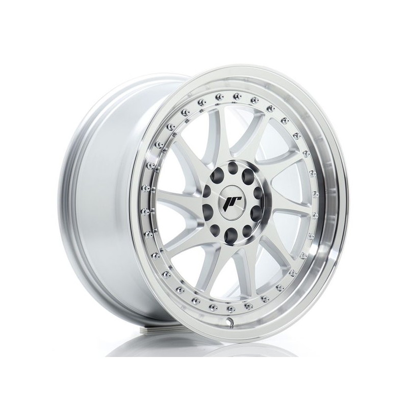 JR Wheels JR26 17x8 ET35 5x100/114 Silver Machined Face JR Wheels JR26 17x8 ET35 5x100/114 Silver Machined Face