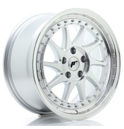 JR Wheels JR26 17x8 ET35 5x112 Silver Machined Face