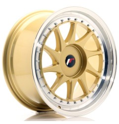 JR Wheels JR26 18x8,5 ET35-40 BLANK Gold w/Machined Lip