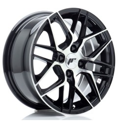 JR Wheels JR28 15x7 ET25 4x100 Gloss Black Machined Face