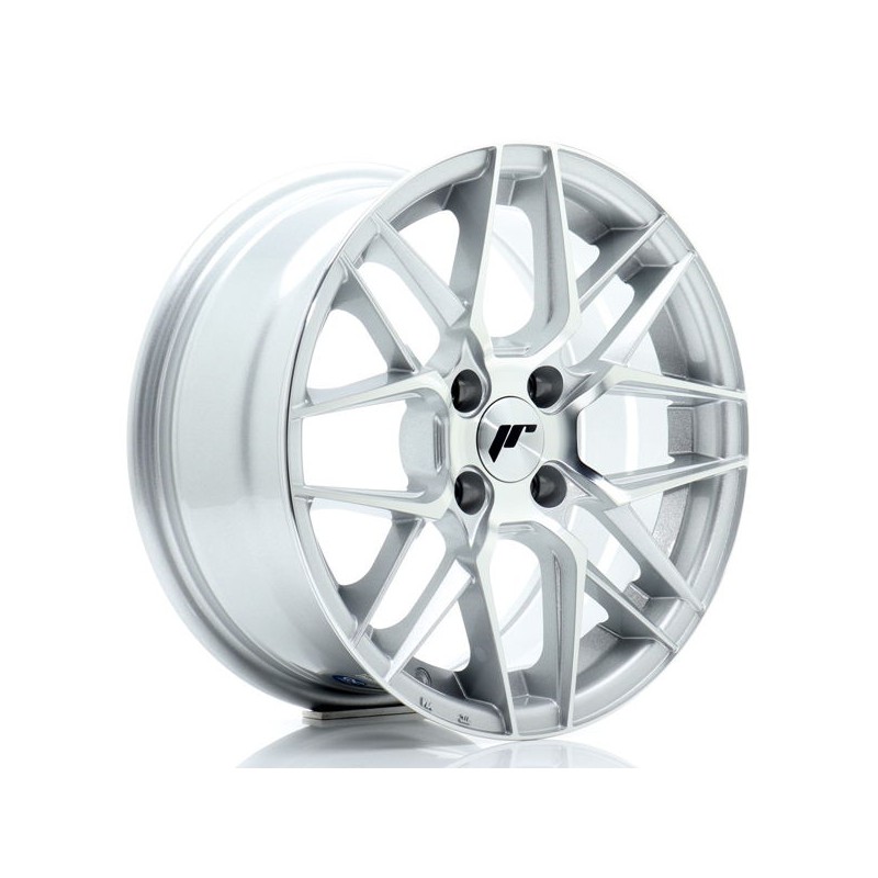 JR Wheels JR28 15x7 ET38 4x100 Silver Machined Face JR Wheels JR28 15x7 ET38 4x100 Silver Machined Face