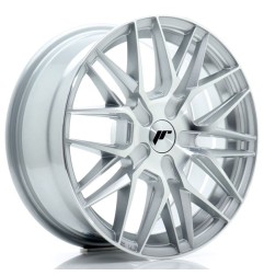 JR Wheels JR28 16x7 ET20-40 BLANK Silver Machined Face