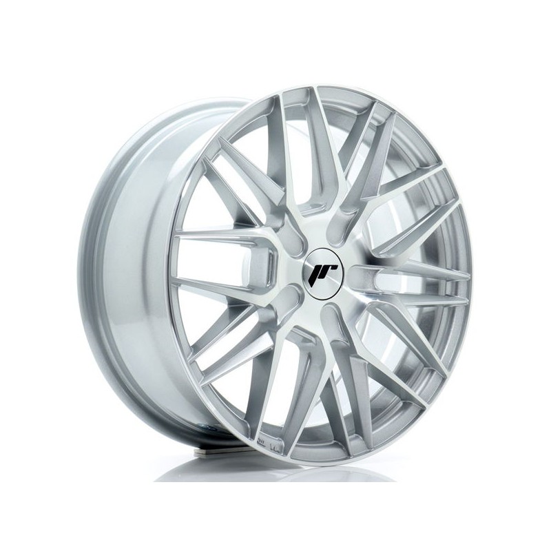 JR Wheels JR28 16x7 ET20-40 BLANK Silver Machined Face