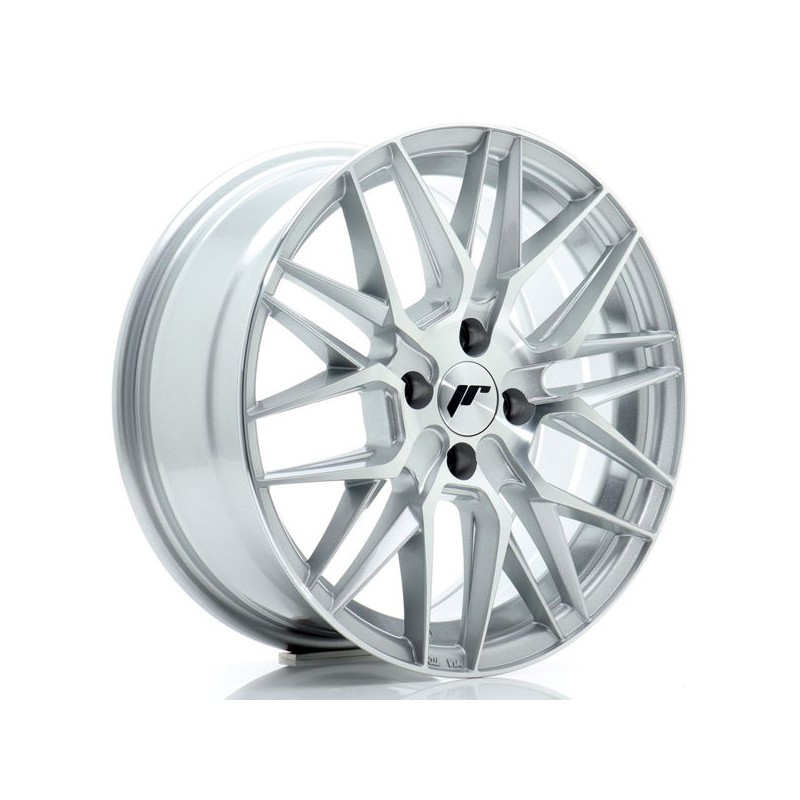 JR Wheels JR28 16x7 ET40 4x100 Silver Machined Face JR Wheels JR28 16x7 ET40 4x100 Silver Machined Face