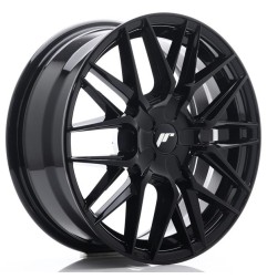 JR Wheels JR28 17x7 ET20-45 BLANK Glossy Black