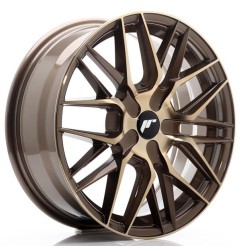 JR Wheels JR28 17x7 ET20-45 BLANK Platinum Bronze