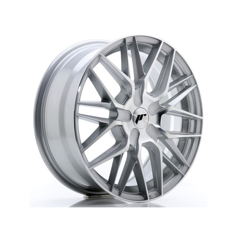 JR Wheels JR28 17x7 ET20-45 BLANK Silver Machined Face JR Wheels JR28 17x7 ET20-45 BLANK Silver Machined Face
