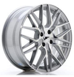 JR Wheels JR28 17x7 ET35 4x108 Silver Machined Face