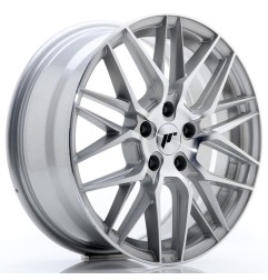 JR Wheels JR28 17x7 ET35 5x100 Silver Machined Face